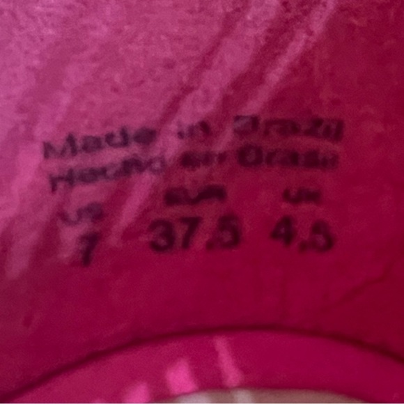 ALDO fuchsia pink color Strappy pink heels size 7 - Picture 8 of 11